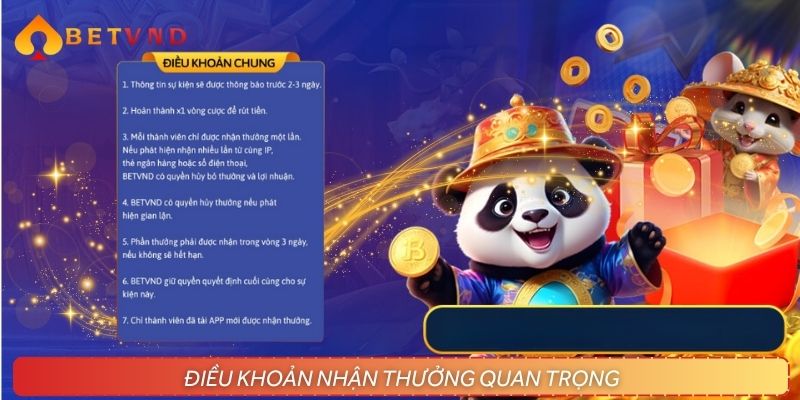 Điều kiện và lưu ý khi tham gia thưởng thành viên
